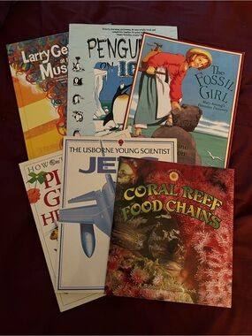 Children's Educational Book Lot - Coral Reef Food Chains + More